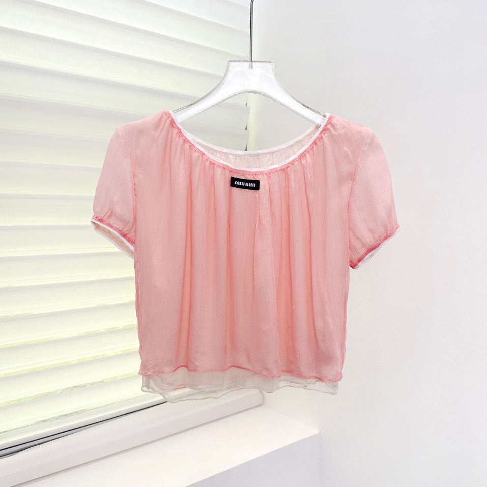 MM Pink Women's Set | Three-Layer Skirt