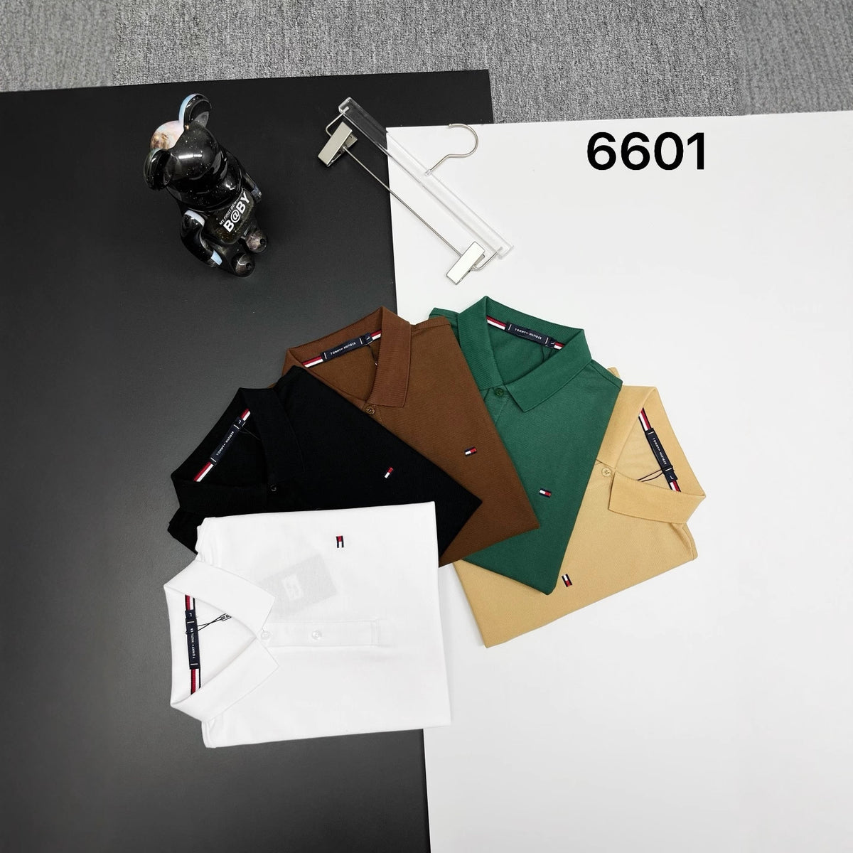 Polo em Algodão Puro para Homem | Manga Curta Business Casual