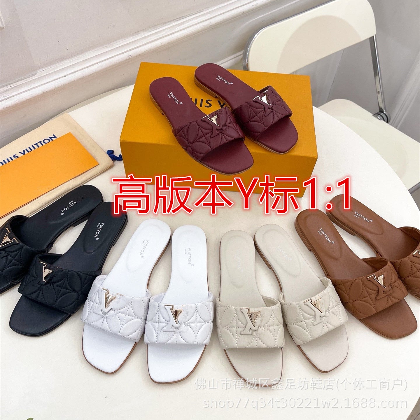 Zapatillas Lujia de la estación europea, zapatillas nuevas de mujer para verano 2025, chanclas de alta gama de moda, ropa de exterior para bailarinas de mujer frescas