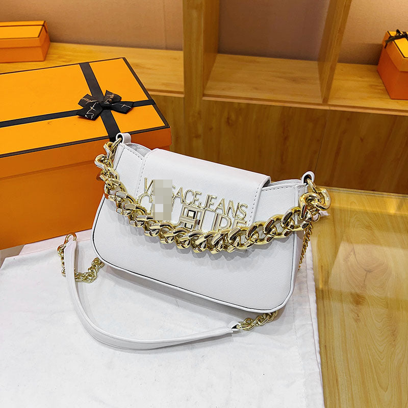 Bolso de moda para mujer, nuevo bolso francés retro de hombro de lujo ligero y cruzado, bolso de alta gama, versátil y versátil en la axila