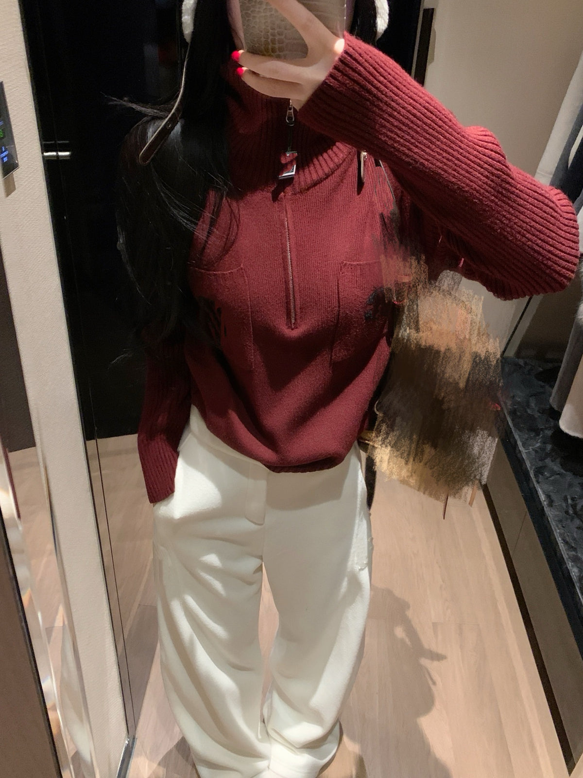 Jersey Mujer CHA | Doble C Bordada