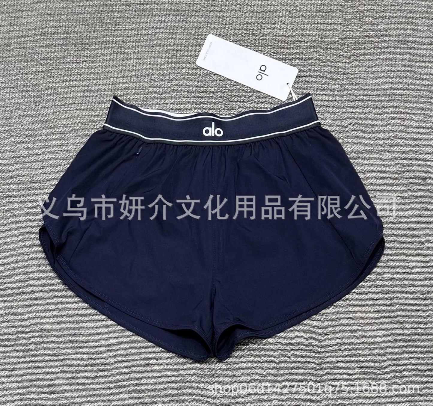 Nuevos pantalones cortos de yoga transfronterizos estilo AL, pantalones cortos tejidos, pantalones deportivos de mujer, pantalones cortos de yoga elásticos para correr