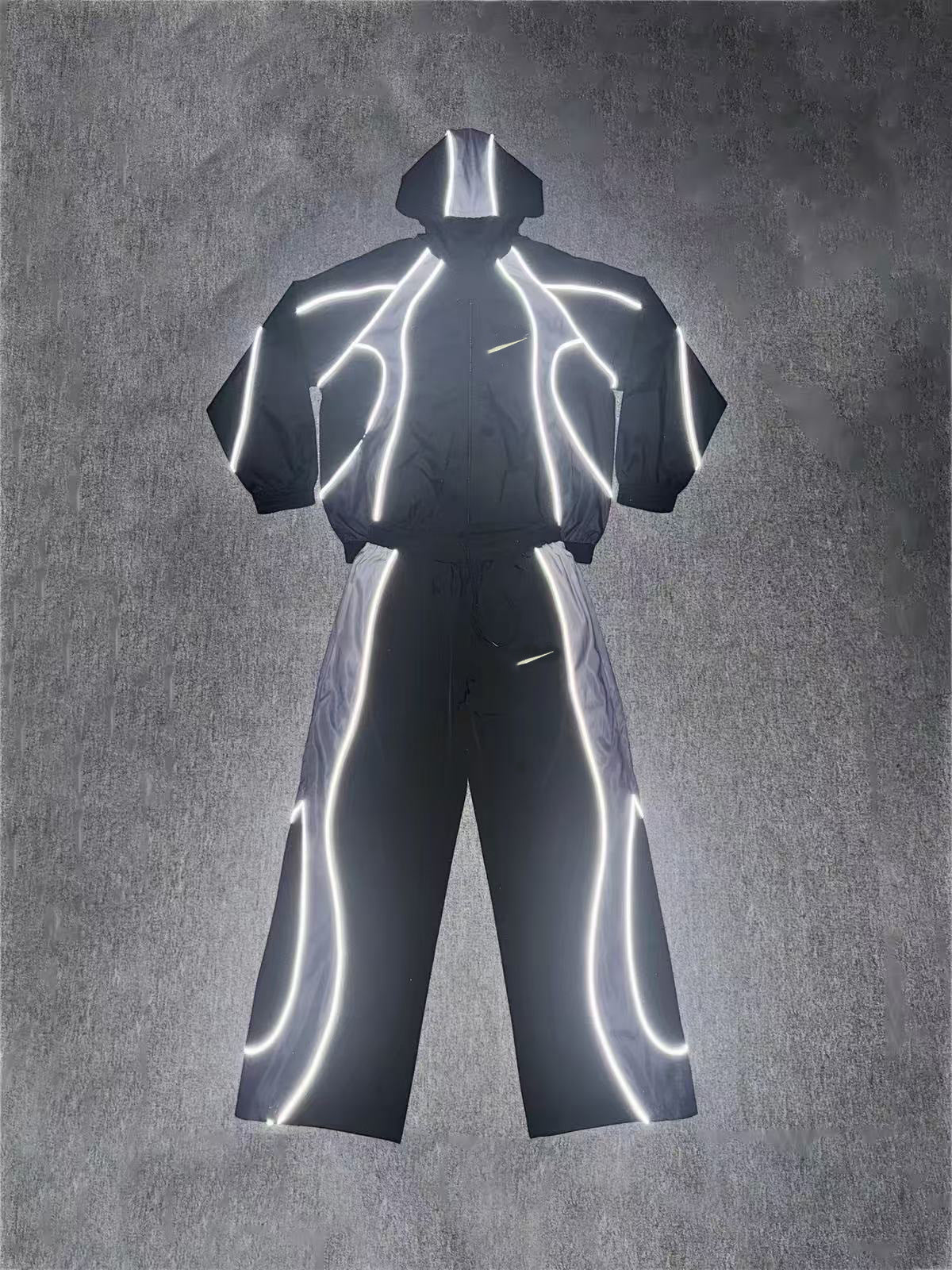 NK + COR Unisex Tracksuit 2026 | Alcatraz Embroidery and Reflective