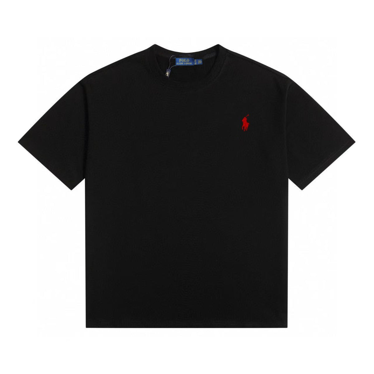 Camiseta Bordada de Algodón RL | Manga Corta