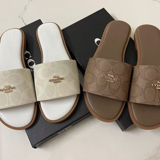 Verano 2026 Nueva Moda Abrigo Zapatillas Zapatillas Planas Zapatillas de playa Cómodas Ligeras y Abiertas Zapatillas de Noche Ligeras y Apertura De Verano 2026