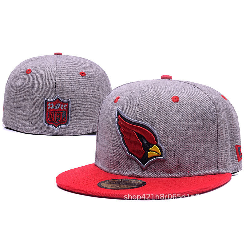 Baseball-Cap, geschlossene Rückseite, flacher Schirm, Mix | Unisex, verstellbar, gebogener Schirm