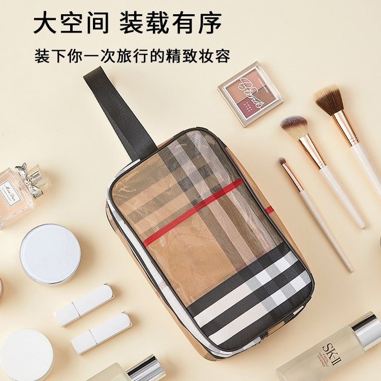 Bolsa Maquillaje Grande Portátil Mujer | Organizador Repelente Agua