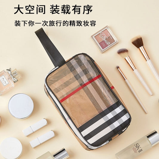 Bolsa Maquillaje Grande Portátil Mujer | Organizador Repelente Agua