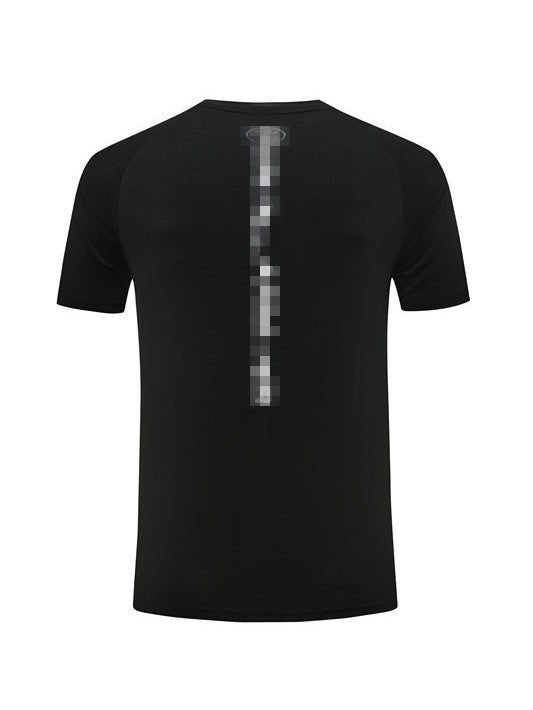Machi Sports Camiseta al aire libre Camiseta de hielo de seda para hombre Deportiva Secado rápido Manga corta Suelta y elástica suelta Camiseta de cuello redondo Fitness Casual