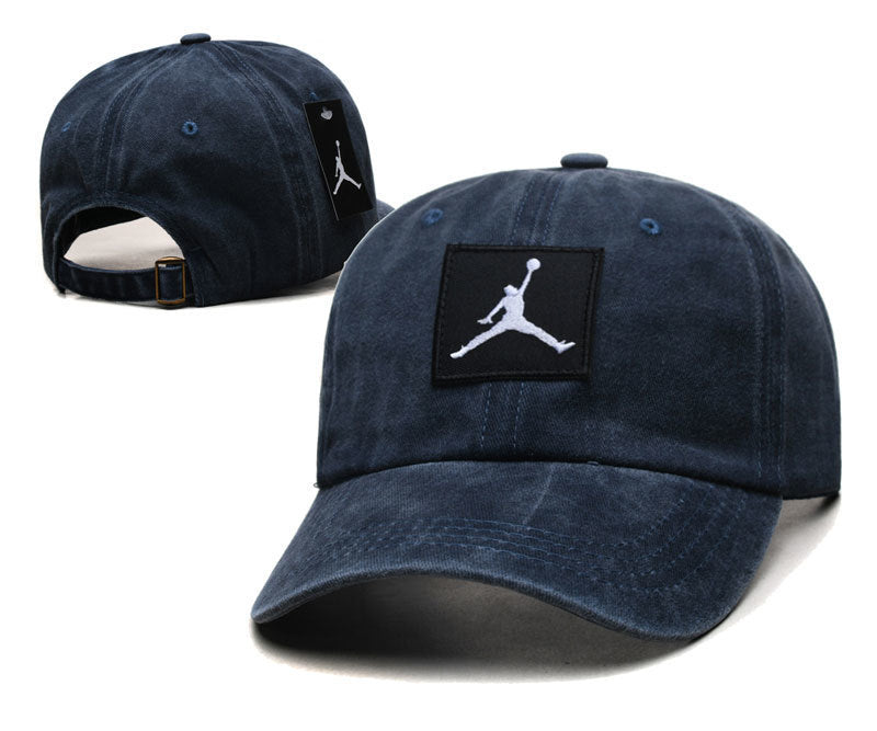 Unisex Flat Brim Leather Baseball Cap | Casual Outdoor Fashion