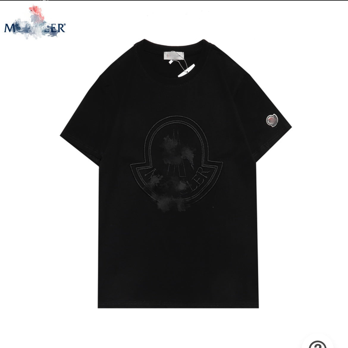 Camiseta Bordada Hombre MON | Cuello Redondo