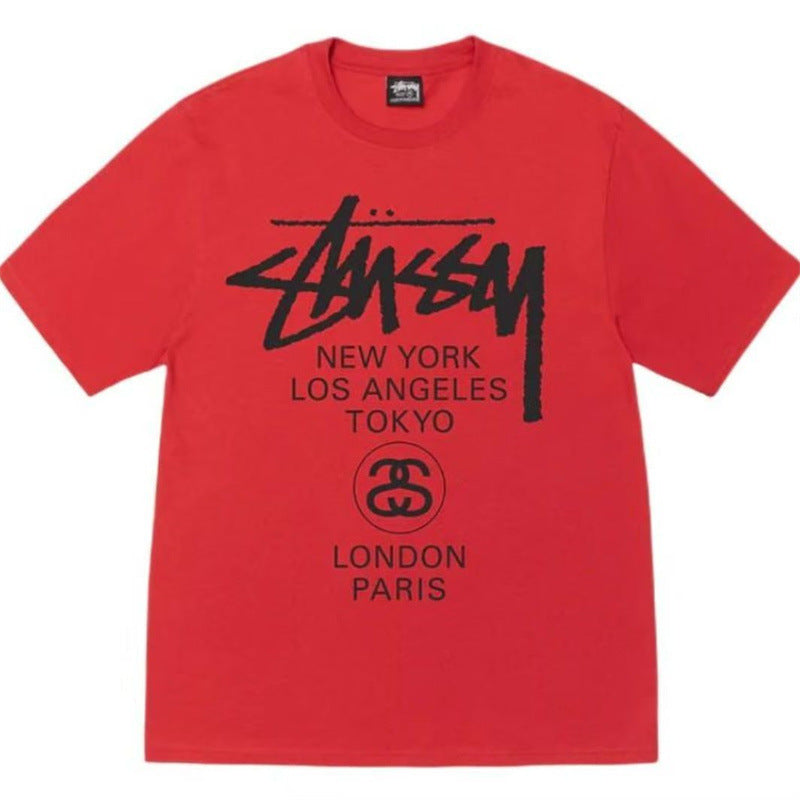 Camiseta STUSS City Edición Limitada Unisex | Algodón Puro Manga Corta