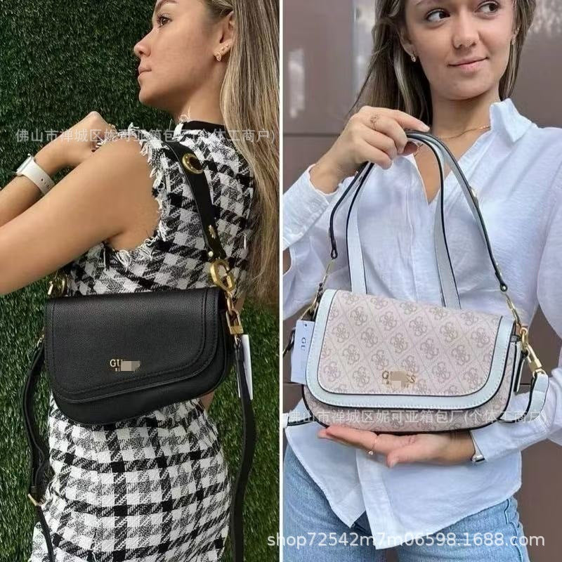 GU Women's Vintage Handbag | Snake Print | No Box