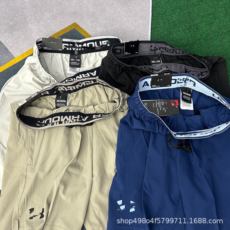 Pantalones cortos americanos de verano, deportes de cuatro puntos, entrenamiento suelto y transpirable, atletismo masculino y femenino, fitness, running informal, pantalones cortos de secado rápido
