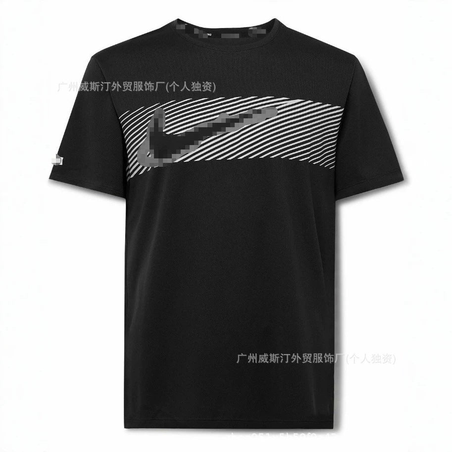 NK Sports T-Shirt | Striped and Short Sleeve