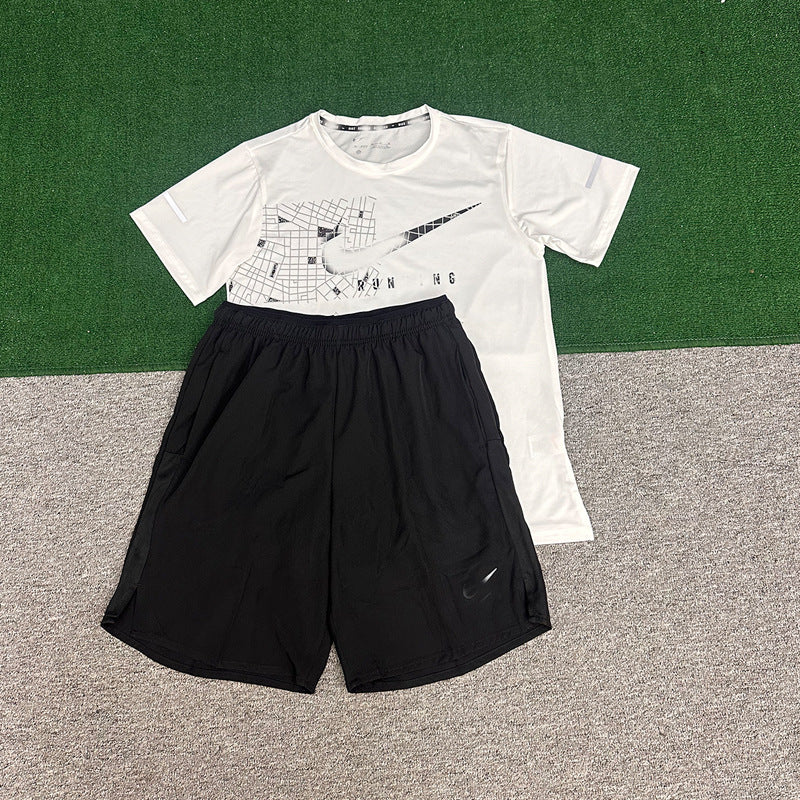 Men's Short Running & Fitness Sets | Quick-Dry Athletic Wear