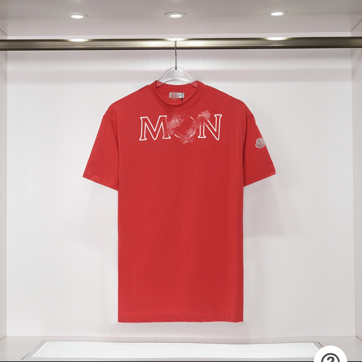 Camiseta Bordada Hombre MON | Cuello Redondo
