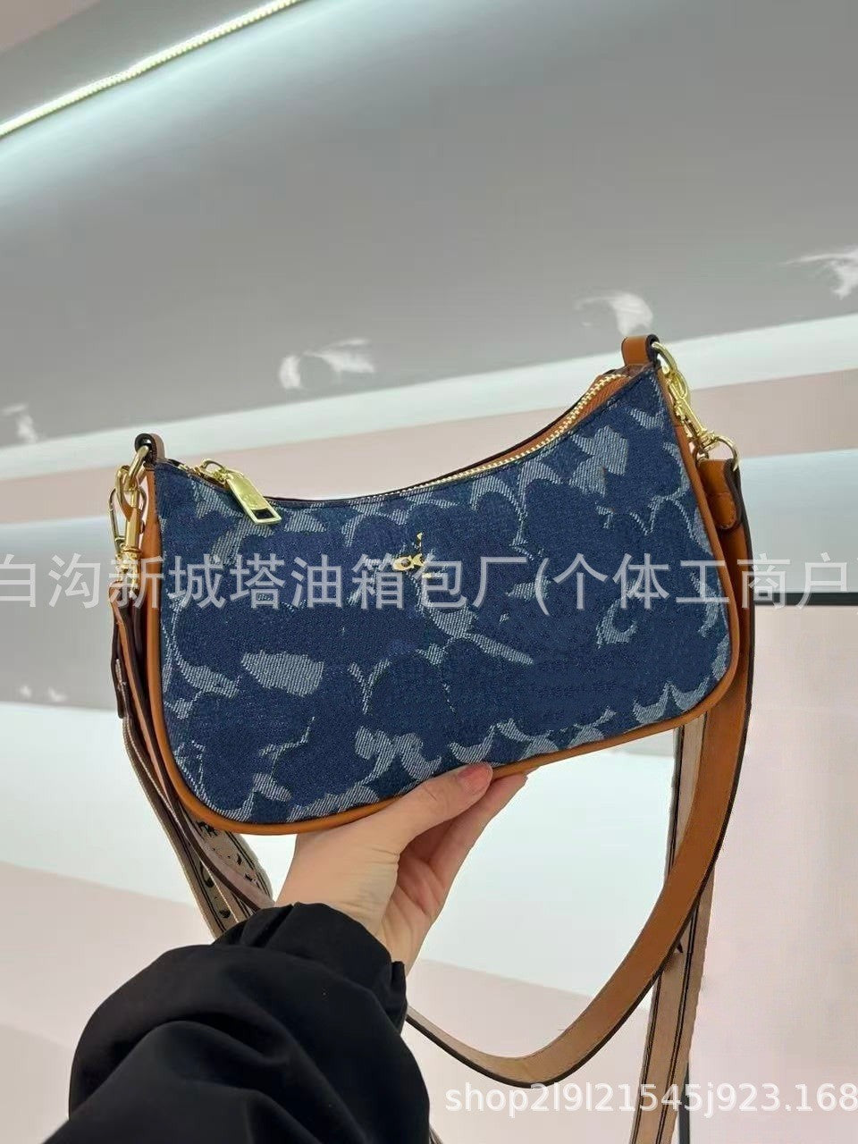 2026 Nuevo Swamp, Clásico de alta gama, bolso bandolera de un solo hombro, bolso retro 1439 moderno y versátil