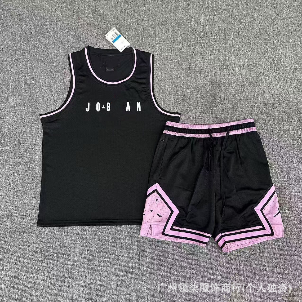 Nuevo chaleco deportivo de baloncesto Flying Man con pantalones cortos, chaleco deportivo casual de correr de secado rápido, transpirable y holgado