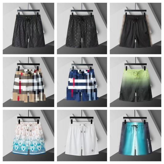Verano 2026 Nuevos pantalones de playa transfronterizos europeos y americanos de secado rápido, pantalones cortos casuales holgados y de moda al por mayor