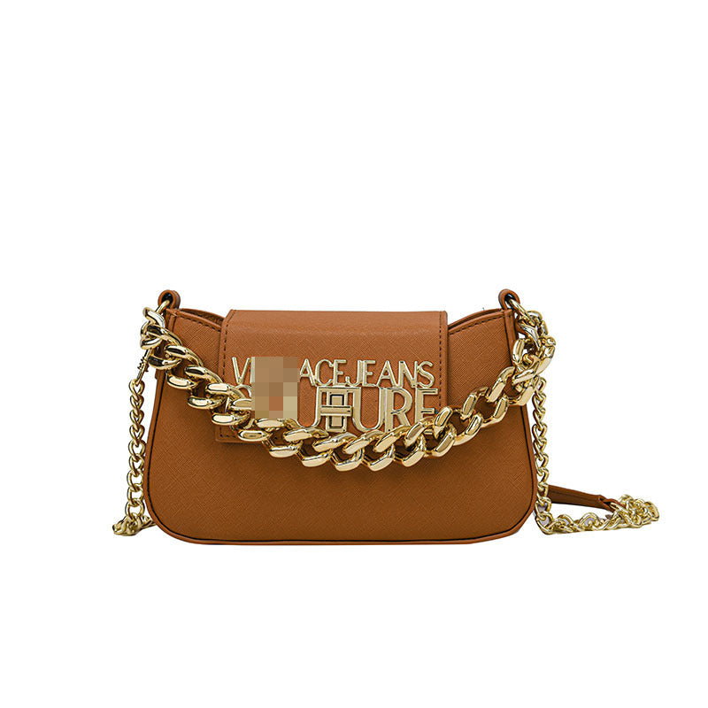 Bolso de moda para mujer, nuevo bolso francés retro de hombro de lujo ligero y cruzado, bolso de alta gama, versátil y versátil en la axila