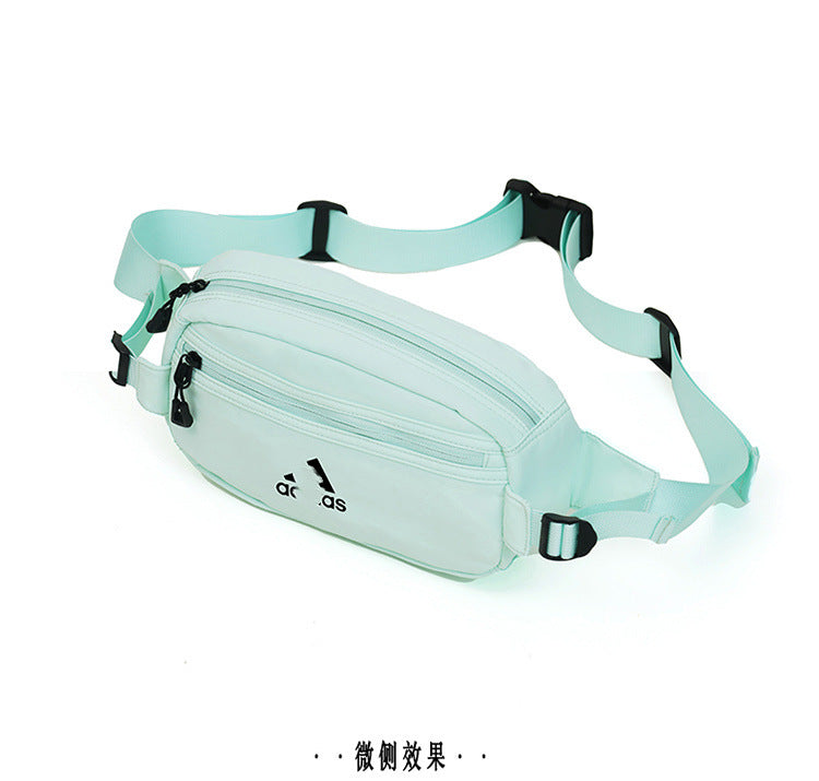 Bolso casual transfronterizo de cintura, bolso cruzado de moda multicapa y ligera y unisex de marca de gran capacidad, bolso deportivo para móvil deportivo y pecho