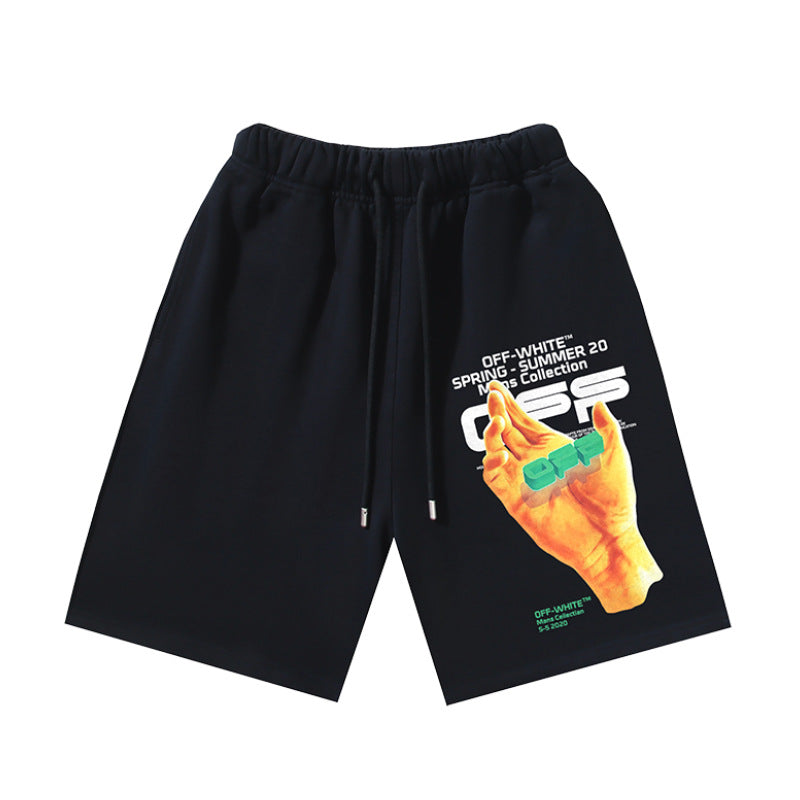 Pantalones Cortos Hombre Estampado Flecha Sueltos | LuxuryMarkt