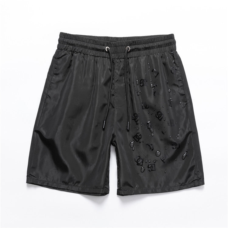 Pantalones Cortos Playa Unisex Letras Secado Rápido | Moda 2025