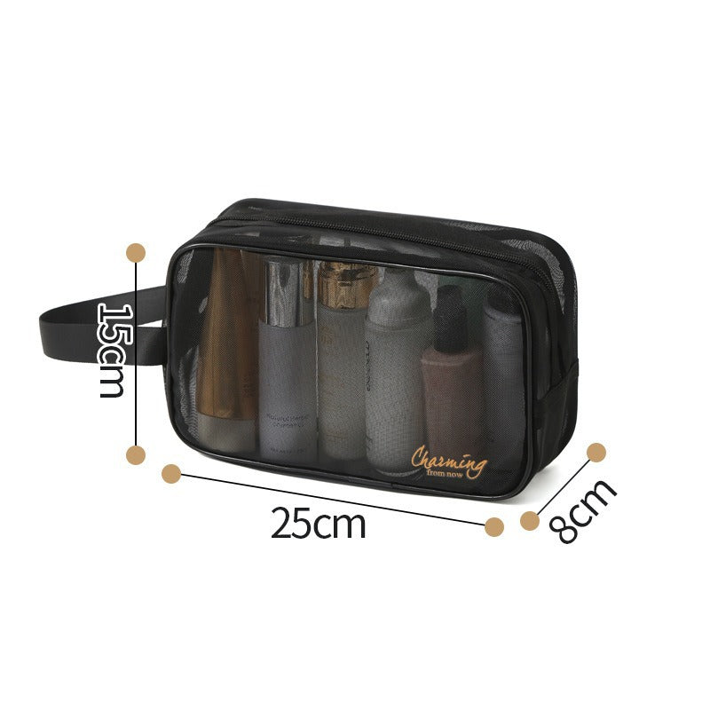 Bolsa Maquillaje Grande Portátil Mujer | Organizador Repelente Agua