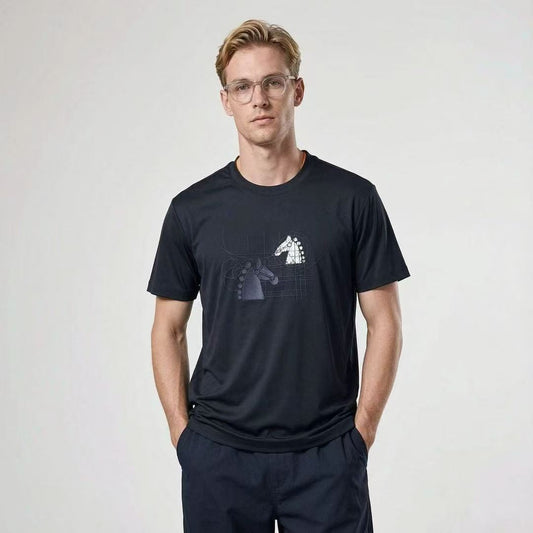 Camiseta H Hombre | Cabeza De Caballo Bordada