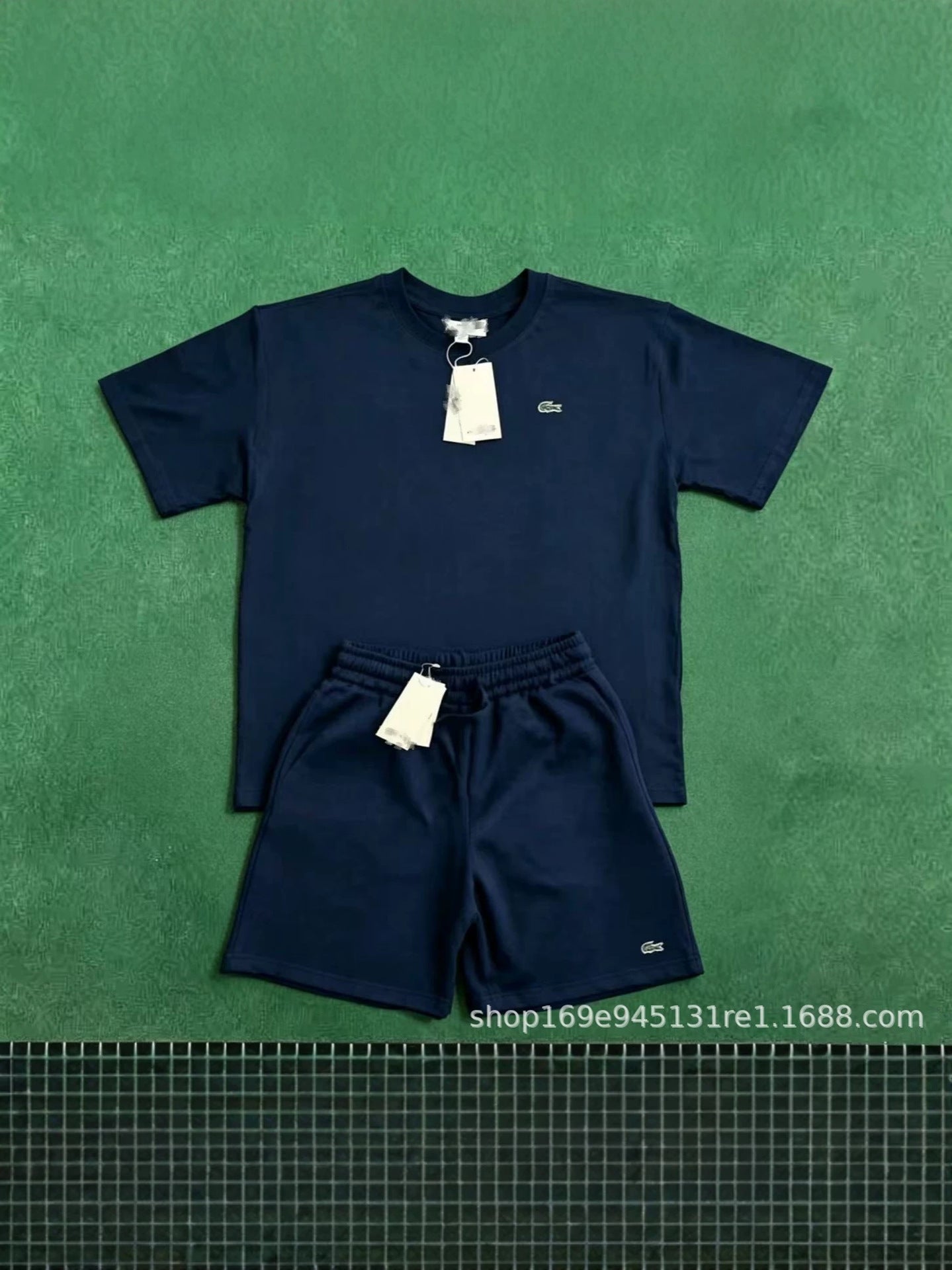Set Shorts Algodón Crocodile Camiseta + Pantalones