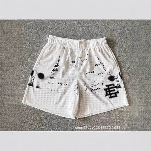 Pantalones Cortos 3D Playa | Malla Deportiva Hombre