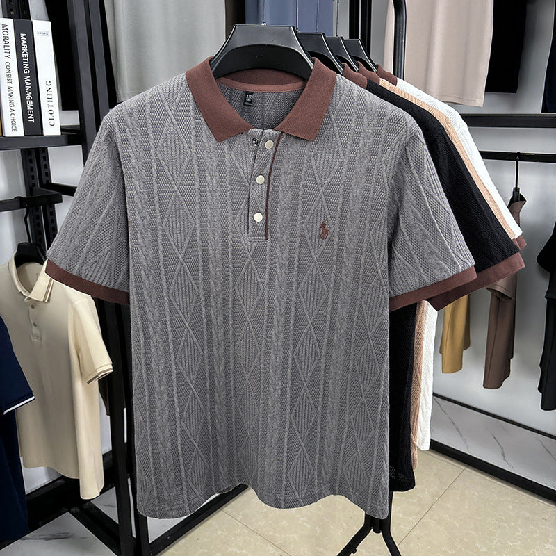 Jersey Bordado Jacquard Hombre - Estilo Elegante