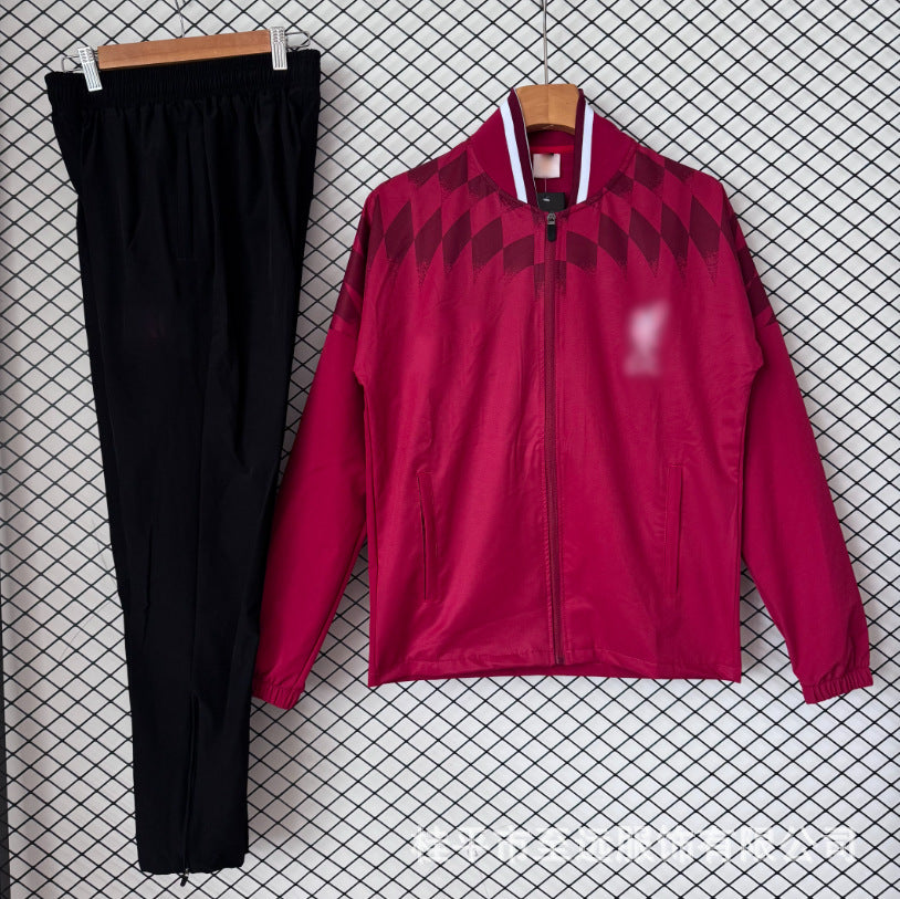 Veste brésilienne, coupe-vent à capuche, veste imperméable coupe-vent, usine d'articles de sport, vêtements d'entraînement de football en gros