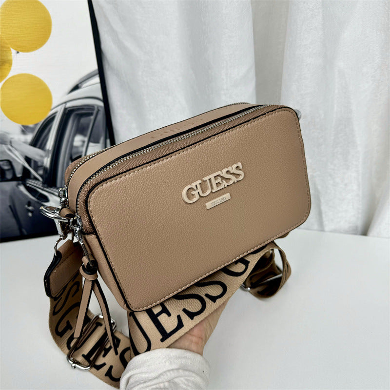Bolso cruzado de mujer con patrón pequeño de lichi, bandolera de un solo hombro, moda de comercio exterior transfronterizo, bolso cuadrado pequeño, cartera nueva y de moda