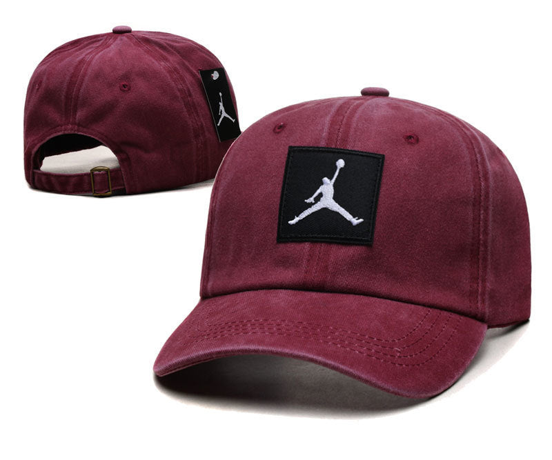 Unisex Flat Brim Leather Baseball Cap | Casual Outdoor Fashion