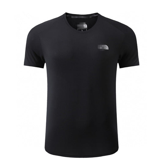 2025 Verano Transpirable Nueva camiseta de manga corta de manga corta para hombre de primavera y verano Nueva camiseta transpirable para exteriores que absorbe la humedad
