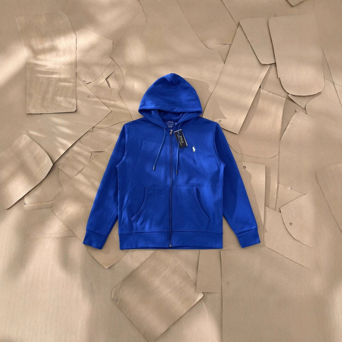 Sudadera RL Con Cremallera | Caballo Bordado