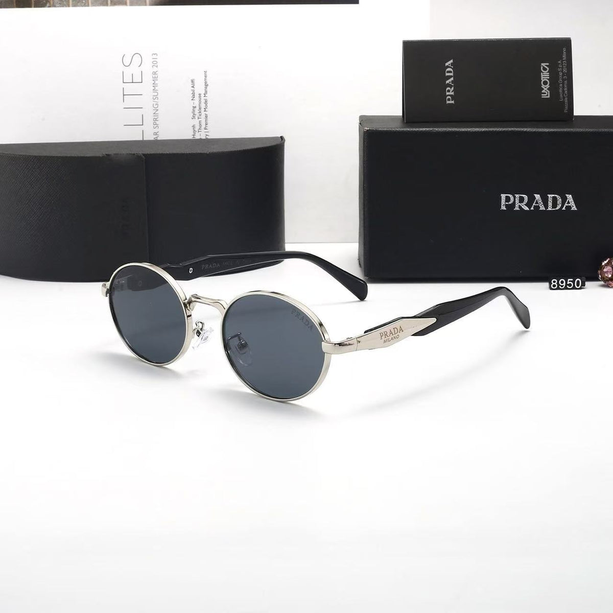 Ovale Sonnenbrille High-End Urban Fashion | Damen European Style
