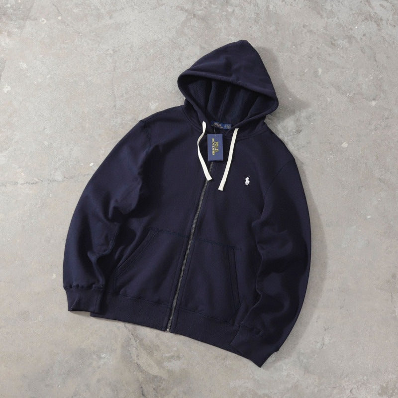 Sweat-shirt unisexe RL zippé | Poney brodé | Luxury Markt