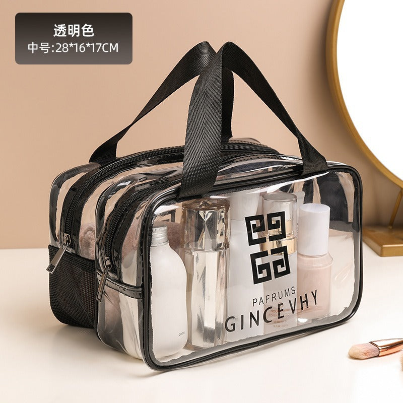 Bolsa Maquillaje Grande Portátil Mujer | Organizador Repelente Agua