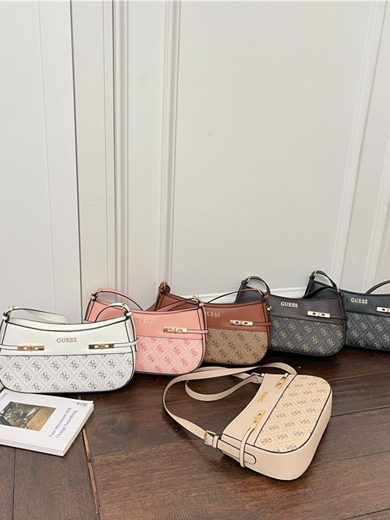 Nuevo bolso transfronterizo de primavera 2026 con flores vintage europeas y americanas, ligero, de lujo y moderno de luna nueva