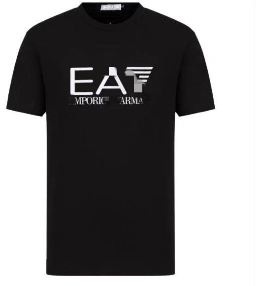 Nueva camiseta transfronteriza de manga corta con letras con letras casual y suelta de algodón puro para mujeres en la calle dropshipping