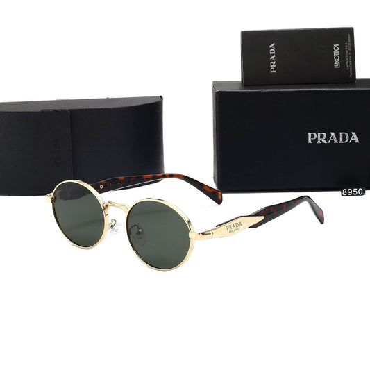 Ovale Sonnenbrille High-End Urban Fashion | Damen European Style
