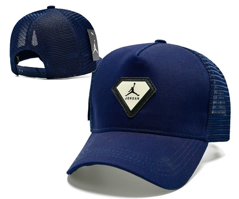 Unisex Flat Brim Leather Baseball Cap | Casual Outdoor Fashion