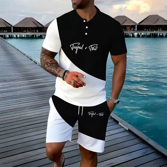 3D-Set Kurzarm + Shorts | Schnelltrocknend Herren Mix