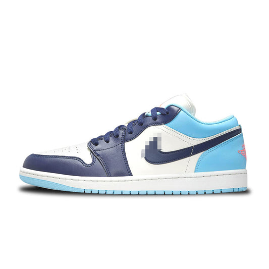 Unisex AJ1 Low N Sneakers | Embroidered Retro Design