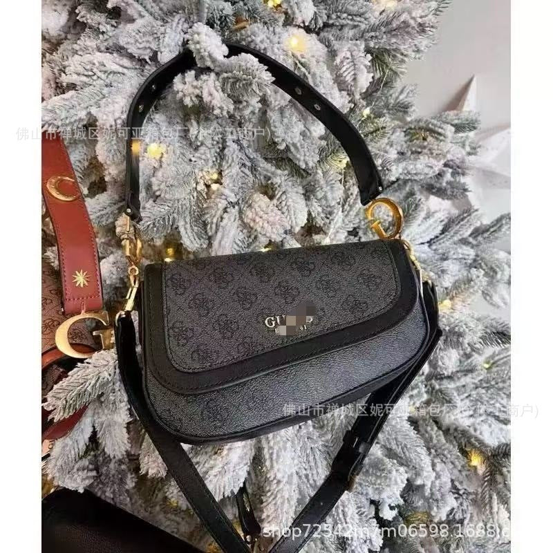 GU Women's Vintage Handbag | Snake Print | No Box