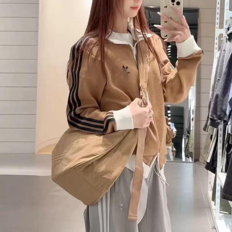 Veste cardigan vintage AD | Brodé et unisexe