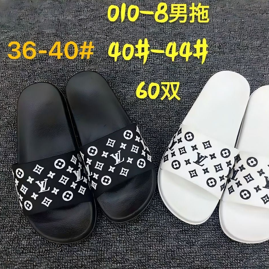 Zapatillas de playa para comercio exterior para hombres y mujeres, estilo pareja unisex, ropa exterior recta, zapatillas antideslizantes, dropshipping, zapatillas de exportación talla grande